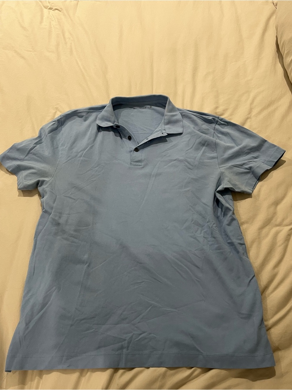 Abercrombie & Fitch Pale Blue Men's Polo